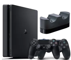 Б.У. Sony Playstation 4 Slim 500Gb + Dualshock 4 + Зарядная станция