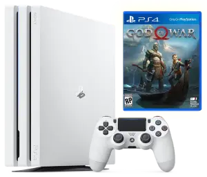 Б.У. Sony Playstation 4 PRO 1Tb Glacier White CUH-71** + God Of War