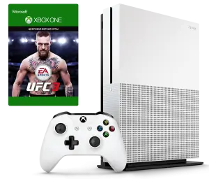 Б У. Microsoft Xbox One S 1Tb + UFC 3