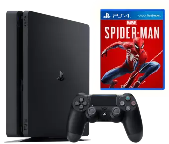 б.у. sony playstation 4 slim 500gb + marvel's spider-man фото