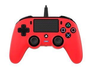 Геймпад Дротовий Nacon PlayStation 4 Wired Compact Controller Red Б/У 9967 фото