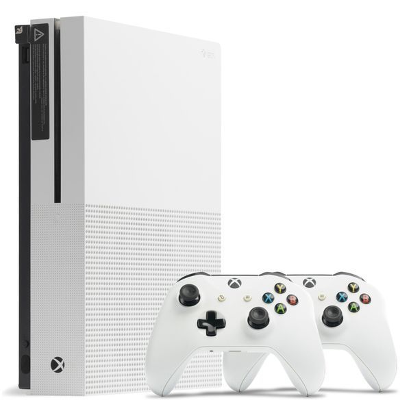 Консоль Microsoft Xbox One S 500GB White Б/У + Геймпад Бездротовий Version 2 2шт 904 фото