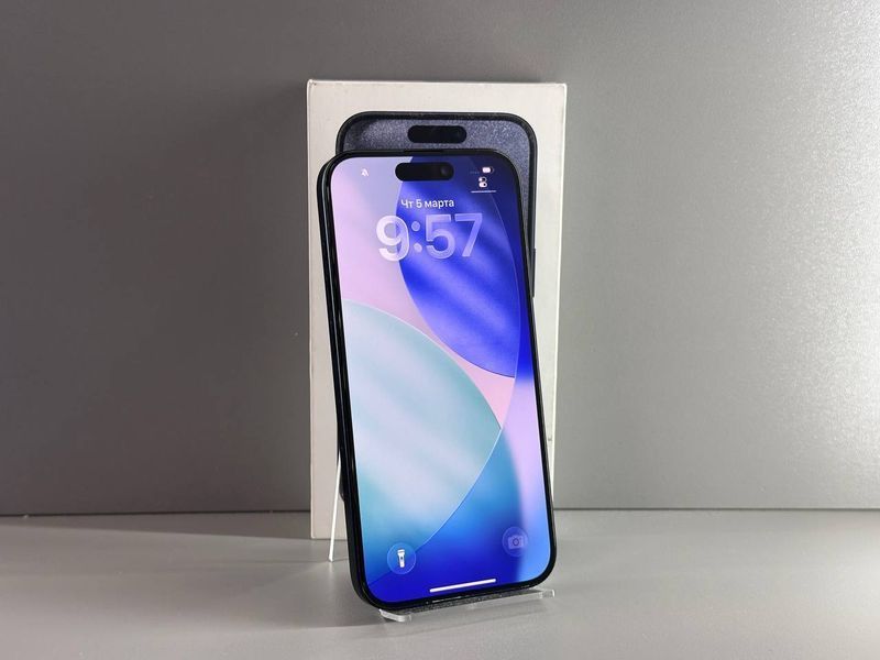 IPhone 15 Pro 128GB (Blue Titanium) (Xороший стан, Батарея - 87%) Б/У Blue Titanium 8130 фото