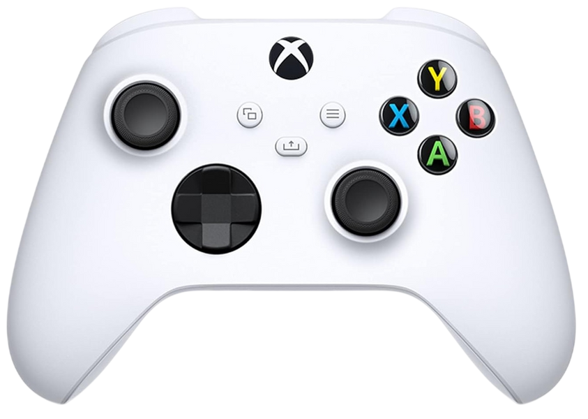 Геймпад Бездротовий Microsoft Xbox Series Robot White Б/У 7112 фото