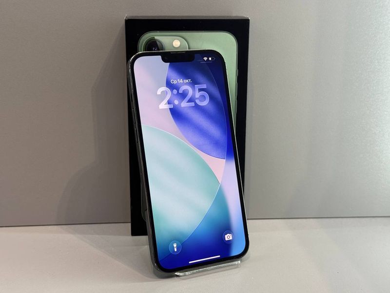 IPhone 13 Pro Max 128 GB (Хoрoший стан, Батарея - 100%) Б/У Green 350472593026666 фото