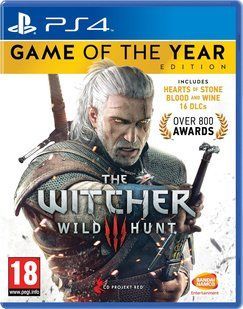 Игра Sony PlayStation 4 The Witcher 3: Wild Hunt Game of the Year Edition Англійська Озвучка Б/У 8019 фото
