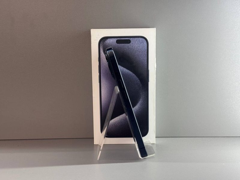 IPhone 15 Pro 256GB (Blue Titanium) (Xoроший стан, Батарея - 87%) Б/У 8228 фото