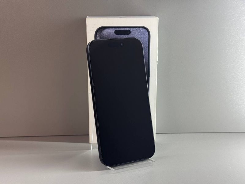 IPhone 15 Pro 256GB (Blue Titanium) (Xoроший стан, Батарея - 87%) Б/У 8228 фото