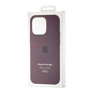 Чохол Silicone Case with MagSafe Elderberry iPhone 14 Pro Max 7258 фото