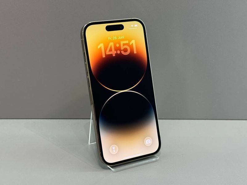 IPhone 14 Pro 128GB (Хoроший стан , Батарея - 81%) Б/У Gold 8555 фото