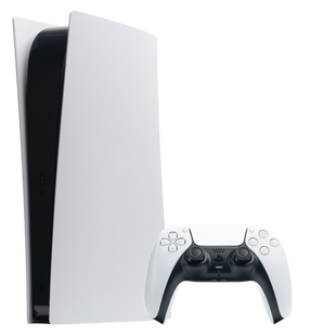 Консоль Sony PlayStation 5 Digital Edition 825GB White Б/У + Геймпад Бездротовий DualSense 412 фото