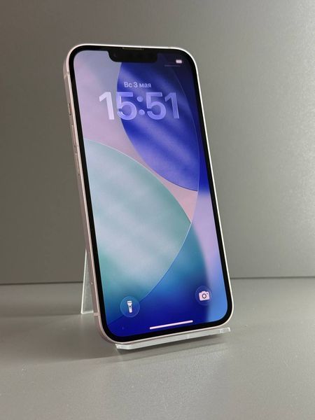IPhone 13 128GB (Хoроший стан, Батарея - 100%) Б/У Pink 8334 фото
