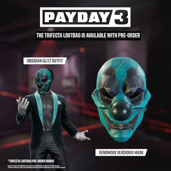 Гра Sony Playstation 5 Pay Day 3: Day One Edition рос Субтитри Б/У 4411 фото