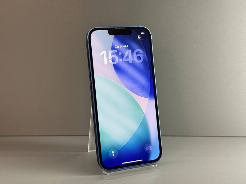 IPhone 13 128GB (Хoроший стан, Батарея - 81%) Б/У Blue 8346 фото