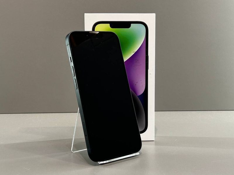 IPhone 14 128GB (Хoроший стан, Батарея - 100%) Б/У Midnight 8425 фото