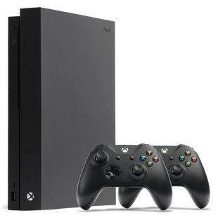 Консоль Microsoft Xbox One X 1TB Black Б/У + Геймпад Бездротовий Version 2 2шт 906 фото