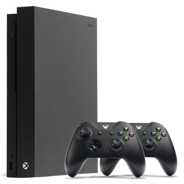 Консоль Microsoft Xbox One X 1TB Black Б/У + Геймпад Бездротовий Version 2 2шт 906 фото