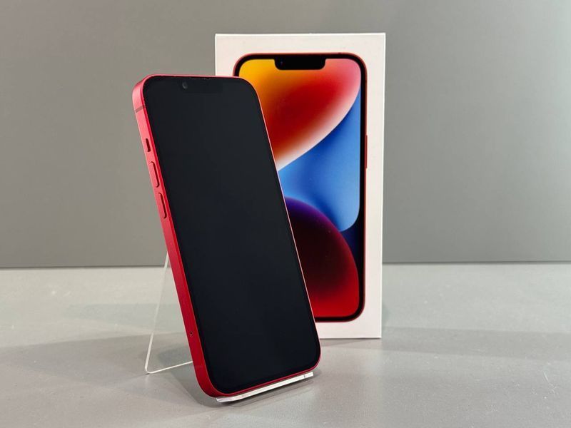 IPhone 14 128GB (Хoроший стан, Батарея - 84%) Б/У Red 8483 фото