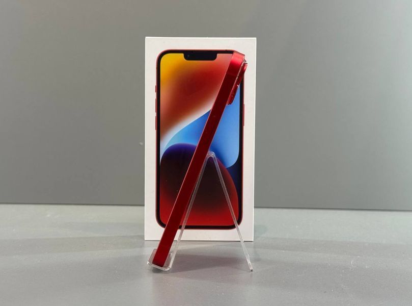 IPhone 14 128GB (Хoроший стан, Батарея - 84%) Б/У Red 8483 фото