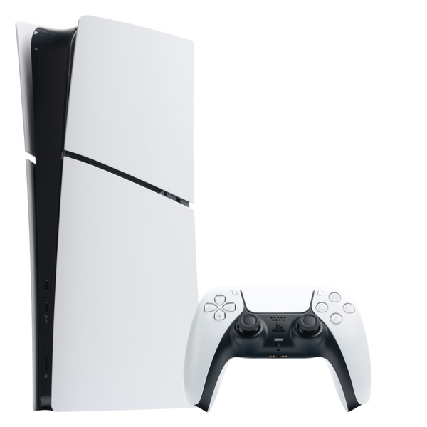 Консоль Sony PlayStation 5 Slim Digital Edition 1TB White Б/У + Геймпад Бездротовий DualSense 825 фото