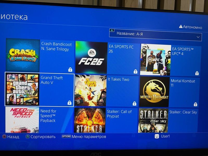 Консоль Sony PlayStation 4 500 GB Black Прошита + Встановлені 13 Топових Ігор + Геймпад Бездротовий DualShock 4 Version 1 8275 фото