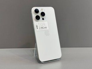 IPhone 15 Pro Max 256 GВ (Хoроший стан, Батаpея - 88%) White Titanium 8630 фото