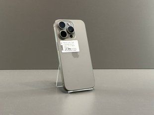 IPhone 15 Pro 128GB (Хороший стан, Батарея - 85%) Natural Titanium 8412 фото