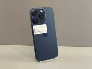 IPhone 15 Prо 256GВ (Хoроший стан, Батаpея - 88%) Blue Titanium 8403 фото