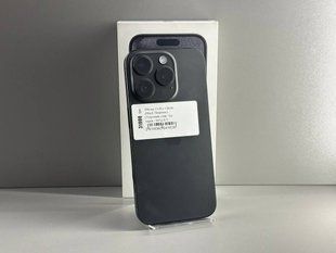 IPhone 15 Pro 128GB (Black Titanium) (Хoроший стан, Батарея - 84%) Б/У 7919 фото