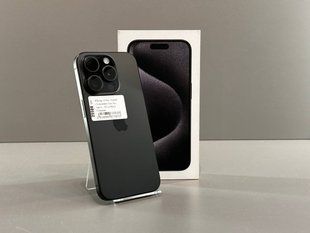 IPhone 15 Pro 256GB (Хороший стан, Батарея - 86%) Black Titanium 8413 фото