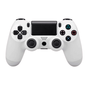 Геймпад Бездротовий Play Station 4 неоригінал White 7407 фото