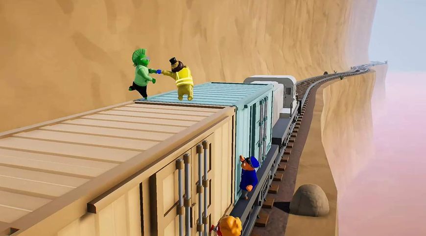 Гра Sony PlayStation 4 Gang Beasts Англійська Версія Б/У 7317 фото