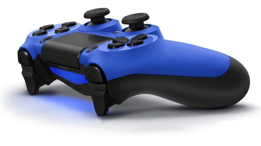 Геймпад Бездротовий Sony PlayStation 4 DualShock 4 V1 Blue Б/У 2001 фото