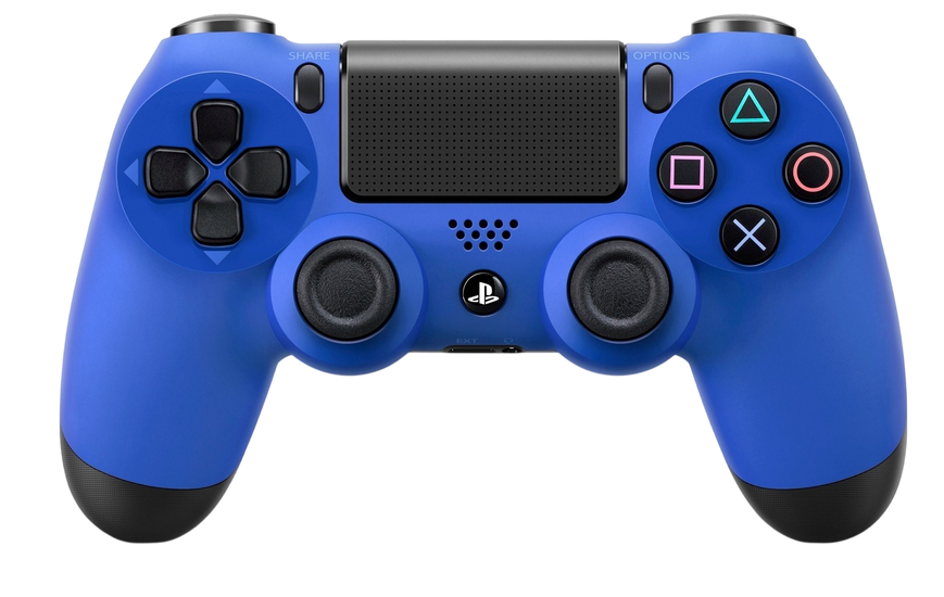 Геймпад Бездротовий Sony PlayStation 4 DualShock 4 V1 Blue Б/У 2001 фото