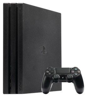 Консоль Sony PlayStation 4 Pro CUH-72xx 1TB Black Б/У + Геймпад Бездротовий DualShock 4 Version 2 393 фото