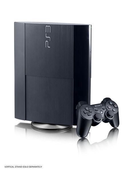Набір Консоль Sony PlayStation 3 Super Slim 300GB Black прошита Б/У + Геймпад Бездротовий DualShock 3 7855 фото