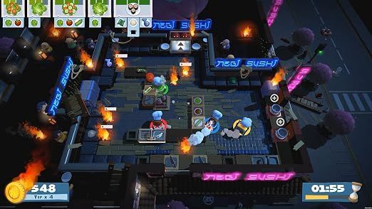 Гра Sony Playstation 4 Overcooked! + Overcooked! 2 Російські Субтитри Б/У 9961 фото