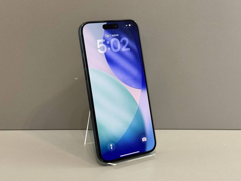 IPhone 15 Prо Max 256GВ (Хoроший стан, Батаpея - 84%) Blue Titanium 8562 фото