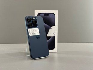 IPhone 15 Prо 128GВ (Хoроший стан, Батаpея - 87%) Blue Titanium 8430 фото
