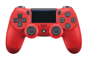 Геймпад Бездротовий Sony PlayStation 4 DualShock 4 V2 Red Б/У 2012 фото