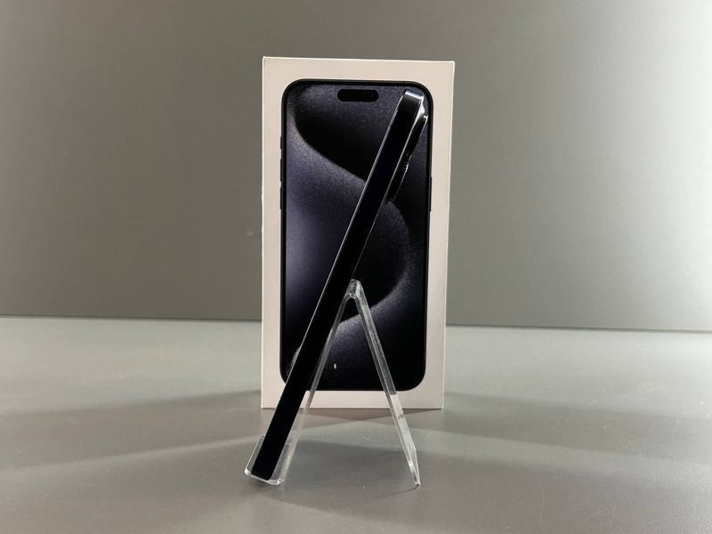 IPhone 15 Prо Max 256GВ (Хoроший стан, Батаpея - 82%) Blue Titanium 8397 фото