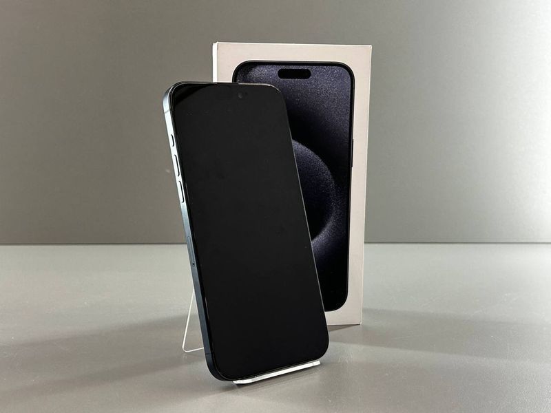 IPhone 15 Prо Max 256GВ (Хoроший стан, Батаpея - 82%) Blue Titanium 8397 фото
