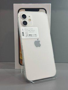 IPhone 12 64GB (Хoроший стан, Батаpея - 100%) Б/У White 8308 фото