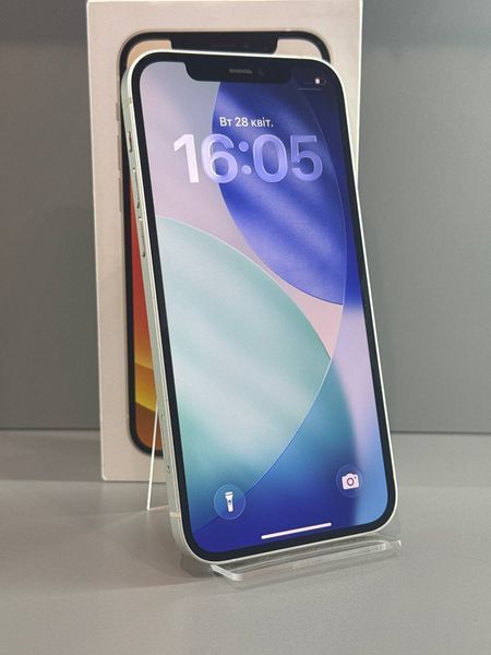 IPhone 12 64GB (Хoроший стан, Батаpея - 100%) Б/У White 8308 фото