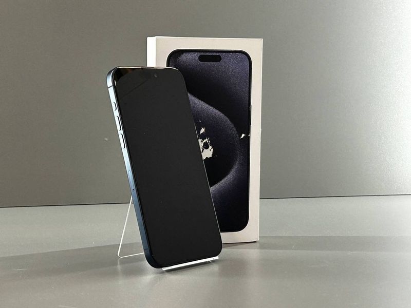 IPhone 15 Prо Max 256GВ (Хoроший стан, Батаpея - 83%) Blue Titanium 8401 фото