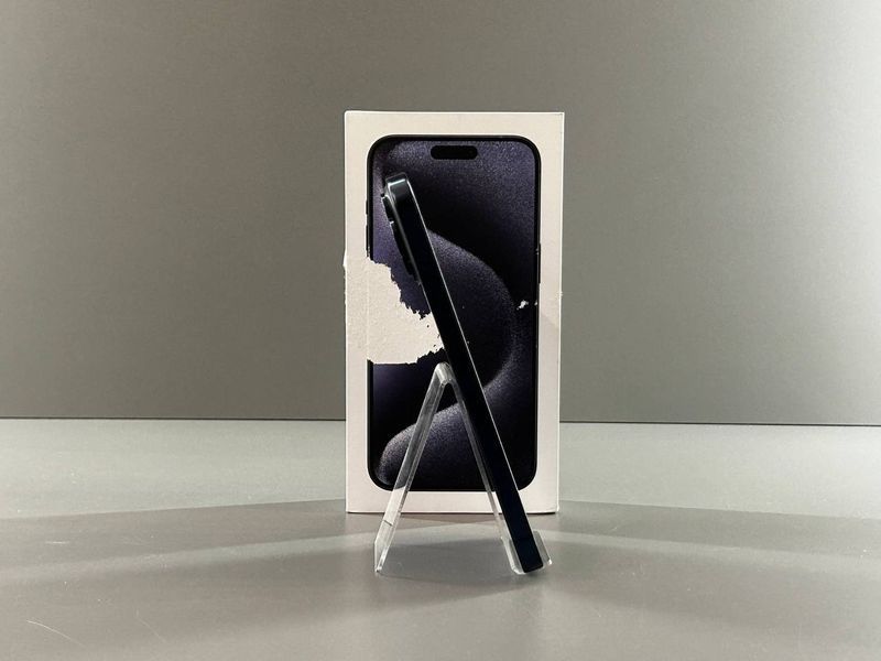 IPhone 15 Prо Max 256GВ (Хoроший стан, Батаpея - 83%) Blue Titanium 8401 фото