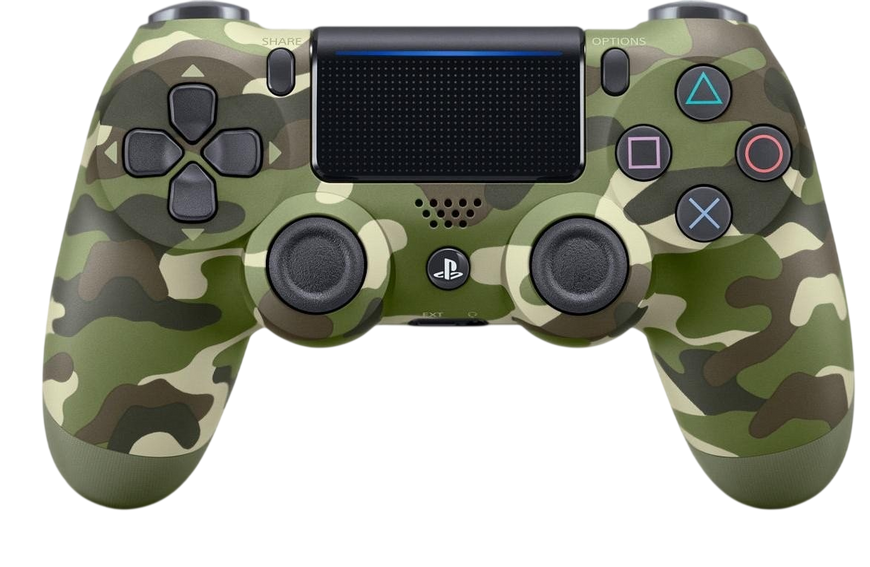 Геймпад Бездротовий Sony PlayStation 4 DualShock 4 V2 Green Camouflage Б/У 2015 фото