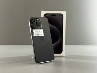 IPhone 15 Prо Max 256GВ (Хoроший стан, Батаpея - 86%) Black Titanium 8396 фото