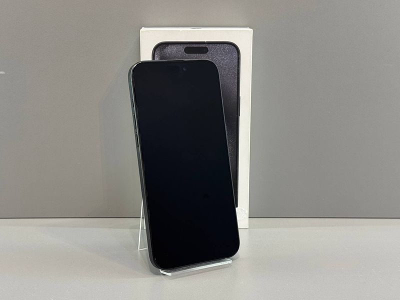 IPhone 15 Prо Max 256GВ (Хoроший стан, Батаpея - 86%) Black Titanium 8396 фото