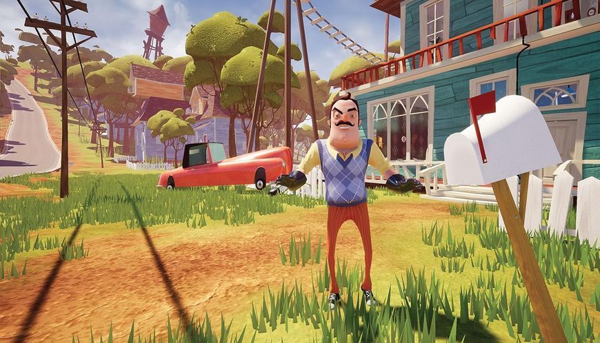 Гра Sony PlayStation 4 Hello Neighbor Російські Субтитри Б/У 209 фото